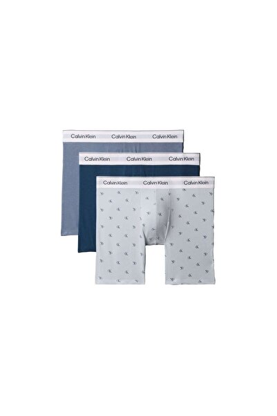Calvin Klein BOXER BRIEF 3PK, X2V Mavi Erkek 3'lü Boxer