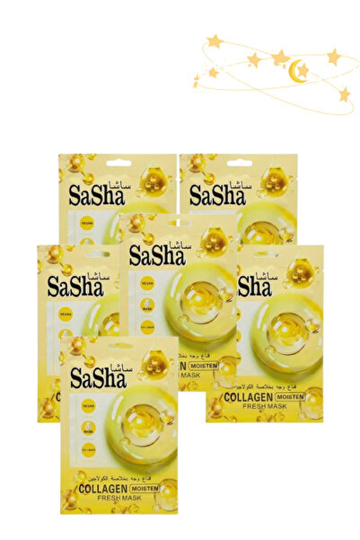 SASHA 6 قطع من قناع الكولاجين المنعش