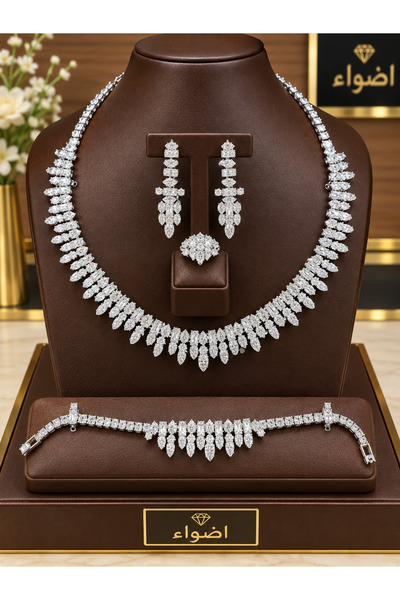 ABAS Elegant and Fashionable Zircon Radem Accessories Set