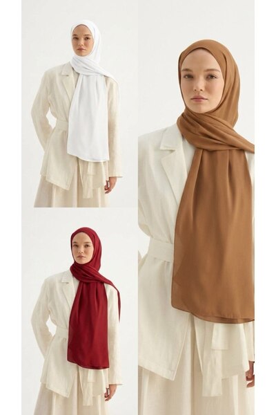 ALDAIYR 3 Pieces of Medina Silk Shawls