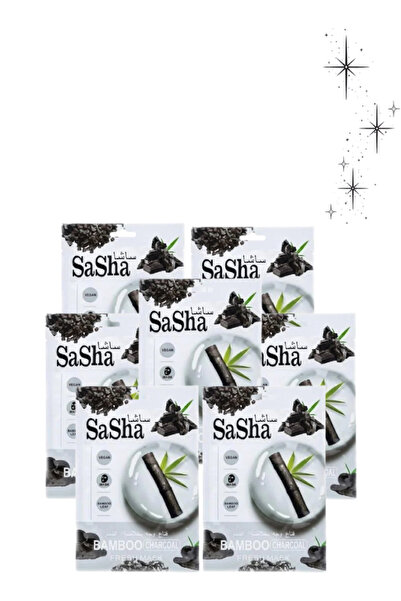 SASHA 7 قطع من قناع الفحم النباتي المنعش