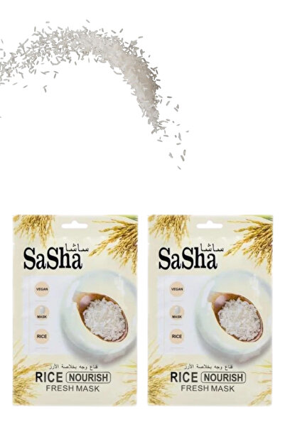 SASHA 2 Pieces Rice Fresh Mask