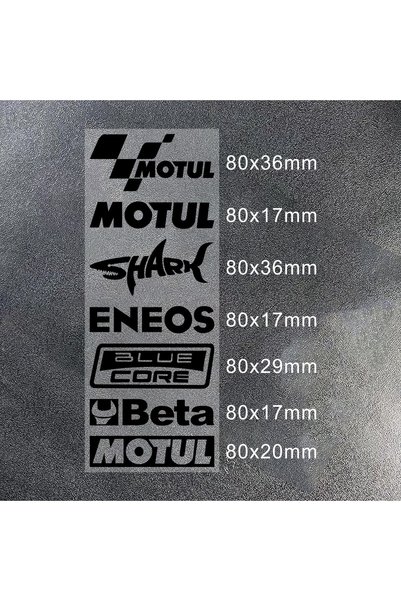 Choice Black Vinyl Motul Sticker Logo Motorcycle Tank Helmet Bike Car Decal K...