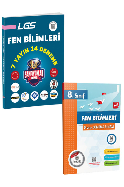ÖZDEBİR YAYINEVİ 8.Sınıf LGS Fen Bilimleri 30 Branş Deneme Sınavı
