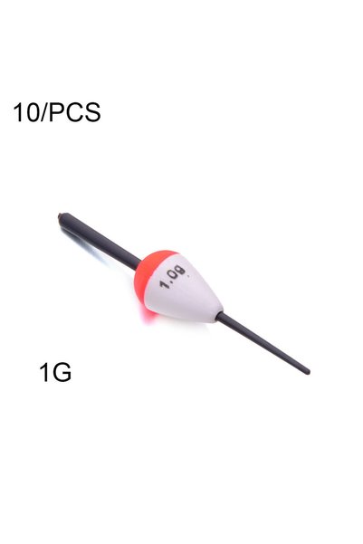 Choice 1G 10Pcs Fishing Float Foam Fish Floats Drift Big Belly Drifts Long Ca...