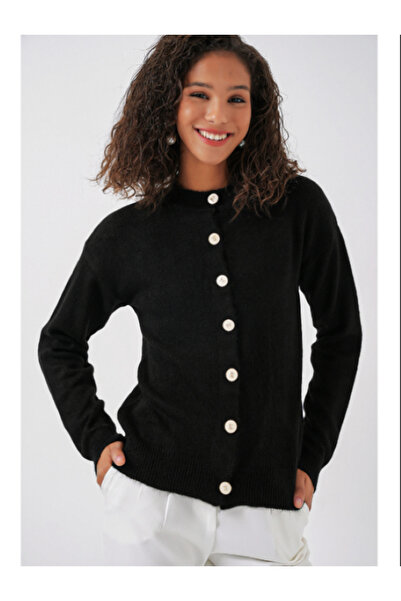 Bigdart 15912 Women's Buttoned Cardigan
