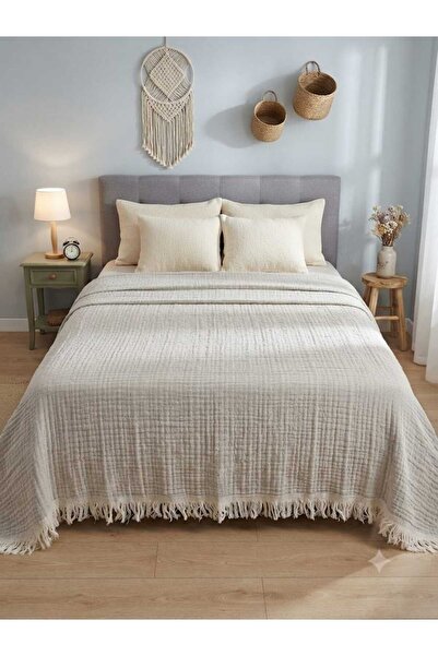 Dokubba - Single Muslin Pike - Muslin Bedspread - (180X230 cm)