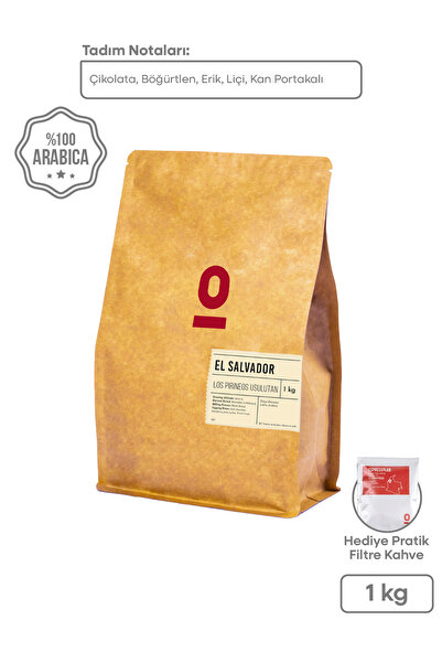 Espressolab El Salvador Los Pirineos Usulutan Natural 1 kg Çekirdek Kahve – P...