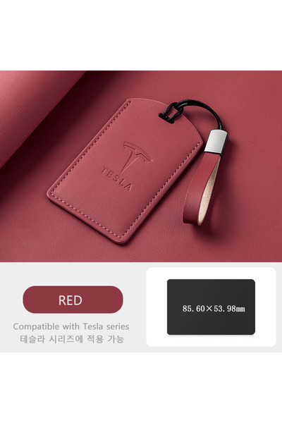 TESLA Red For Model Y Juniper Model 3 S X Highland Interior Key Covers Key Fo...