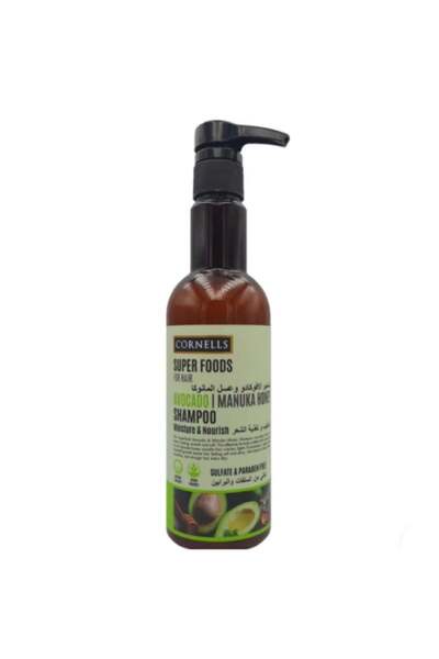 raghwah Cornel's shampoo with avocado extract and manuka honey 500 ml