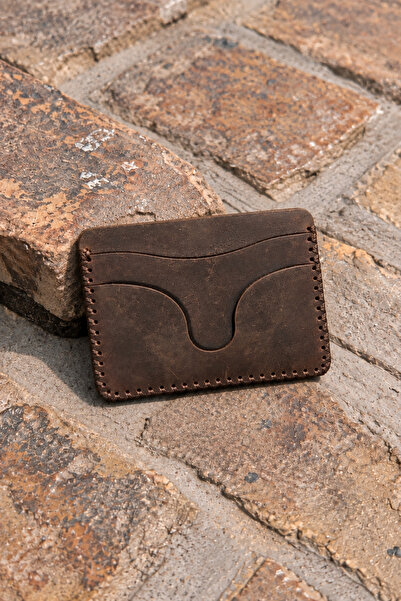 Livio Ferri Ely 100% Genuine Leather Handmade Men's Card Holder Wallet