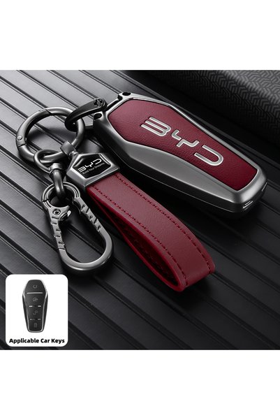 Choice Type-B Red Rope BYD Yuan Plus Key Case (2026 Model) – Complete Set of ...