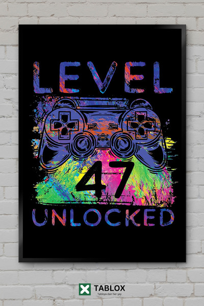 tablomaxtbx Poster colorat pentru jocuri de gaming, cu aspect decorativ, tabl...