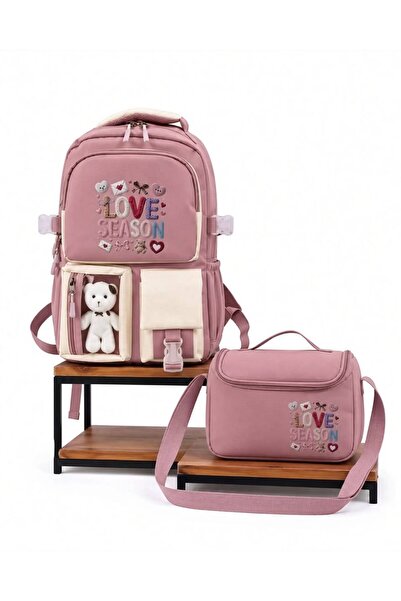 Kids Club Love Seasons Written Girls' Children's Bag Dried Rose