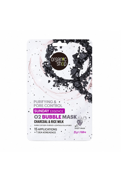 organic shop Κυριακάτικη Εσάνς Καθαρισμού &amp;   Αφρώδης Μάσκα Ελέγχου Πόρων
