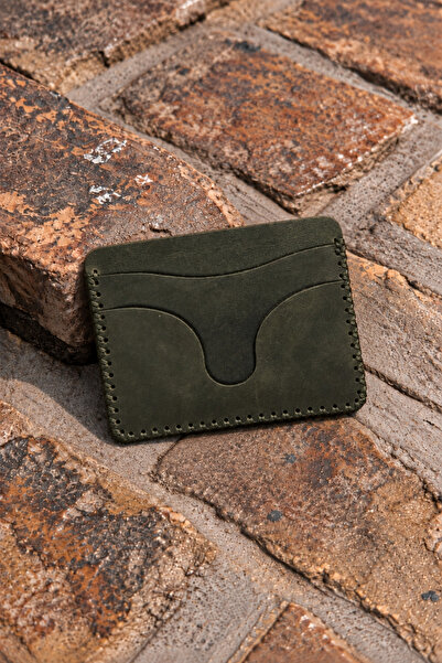 Livio Ferri Ely 100% Genuine Leather Handmade Men's Card Holder Wallet