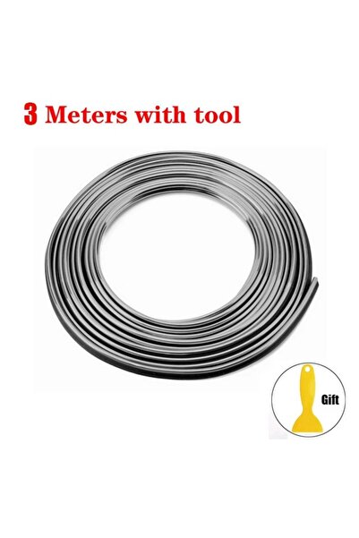 Choice 3M Silver Universal Car Moulding Decoration Flexible Strips 5M/3M/1M I...