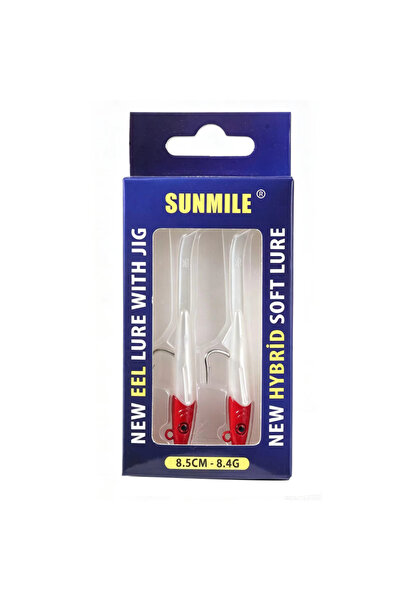 Choice طعم صيد سمك الأنقليس SUNMILE بلون 02، 85 مم، 8.4 جرام، مع جيغ، طعم صنا...
