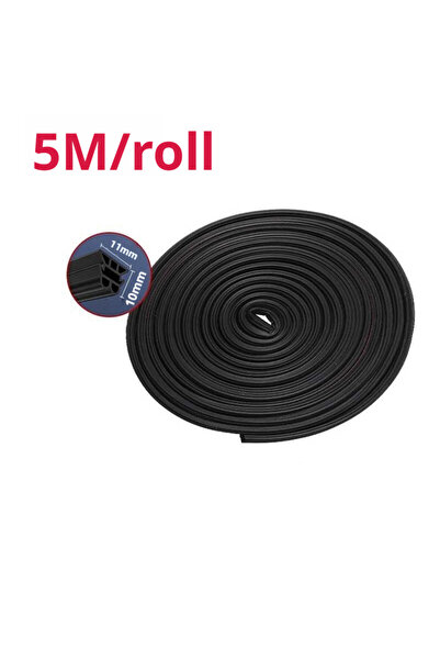 Choice 5 meters SEAMETAL Rubber Car Door Seal Strip 3-Layer Thicken Sound Ins...