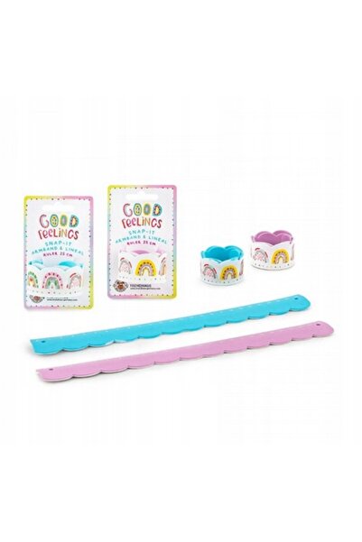 NO BRAND GOOD FEELINGS Riglă retractabilă-brățară 25 cm