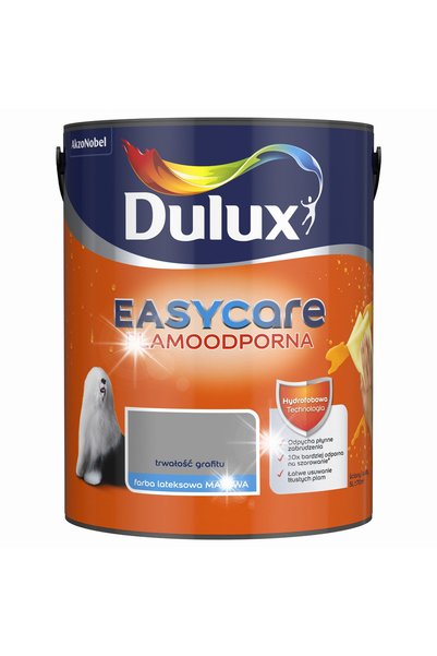 DULUX EasyCare vopsea latex pentru pereți Durabilă Grafitu mat 5L