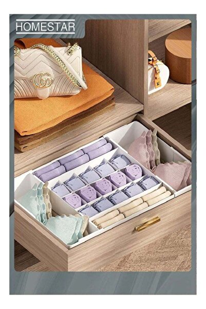 Generic 15 compartments Drawer Organizers Set,Plastic Vanity Drawer Organizer...