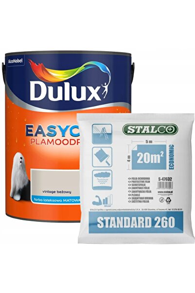 DULUX Vopsea lavabilă latex EasyCare pentru pereți Bej Vintage mat 5L