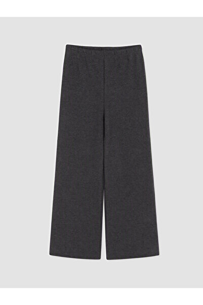 LC Waikiki Two Mt Shop Quality Gray Plain Standard & Regular Wide-Leg Girls' ...