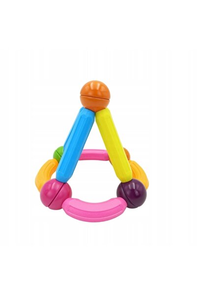 woopie Set de construcție magnetică educativ, cu blocuri mari și groase, 38 p...