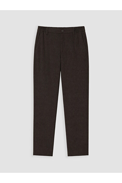 LC Waikiki Lcw Vision Brown Regular Fit Gabardine Men's Trousers with Nevavm ...