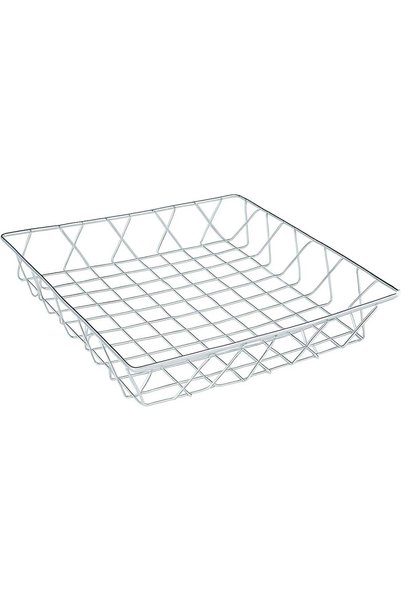 Generic Rattleware Wire Pastry Basket – Silver Metal Bread Holder, Countertop...