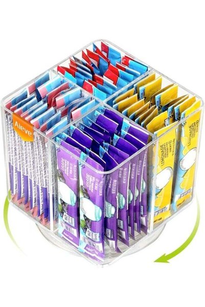 Generic Beverage Package Organizer, Organizer for Water Flavor Packages, Drin...