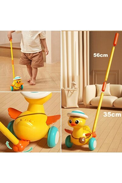 woopie Jucărie tip băț cu rățușcă, cu efecte sonore și luminoase, Duck Walker
