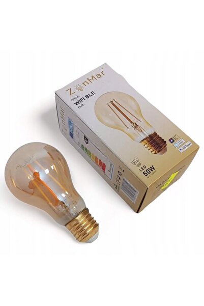 NO BRAND Bec inteligent E27 LED A19 5W ZonMar Retro