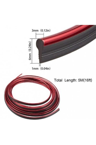 Neler Geldi Neler Trim Ribbed New Car Interior Rope Strip Fish Scale Nickel Plated 1 Piece 5 Meters Chrome Color Optional t