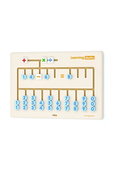 Viga Placă senzorială pentru învățarea numărării, Certificat FSC, Montessori ...