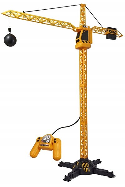 HTI MACARA DE RIDICARE JCB ORIGINALĂ 100 CM TELECOMANDATĂ GALBENĂ CU BILĂ