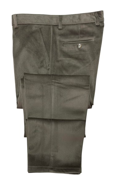 gambia outdoors Men's Comfortable Fit High Quality Classic Winter Thick Fleece Lined Thermal Velvet Trousers Dad Ribbed Pants