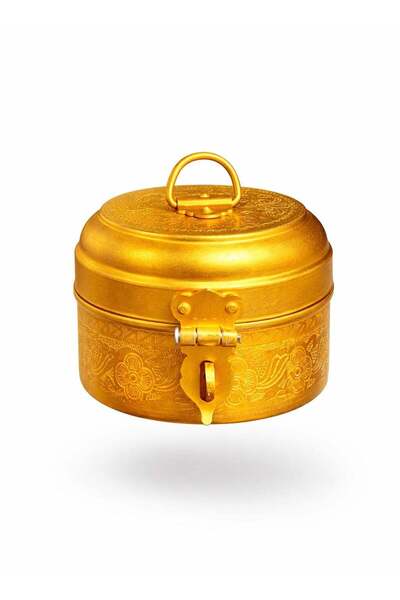 Generic 4-Pieces Round Storage Boxes For Sweet Dry Fruit Bakhoor, Jewellery d...
