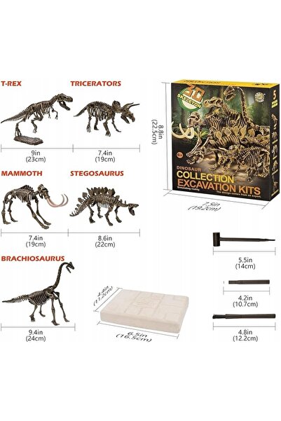NO BRAND Figurine din setul de excavare a dinozaurilor, jucărie educativă