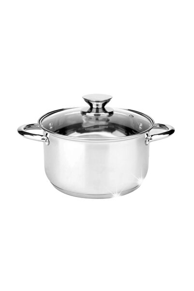 FLORINA Oală Bravio 20 cm 3,2L din oțel inoxidabil cu capac, pentru inducție ...