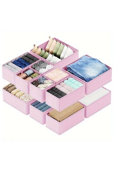 Generic 12 Pack Drawer Organizers, Foldable Clothing Storage Organizer, Close...
