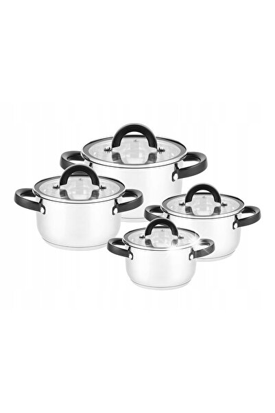 FLORINA Set de oale din oțel inoxidabil Antonio, 8 piese. 14-20 cm inducție gaz