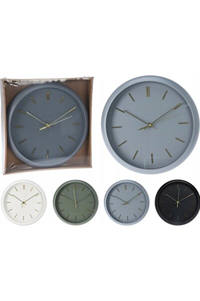 Koopman Ceas de perete rotund modern fără numere, diverse culori, 30cm, 1 buc.
