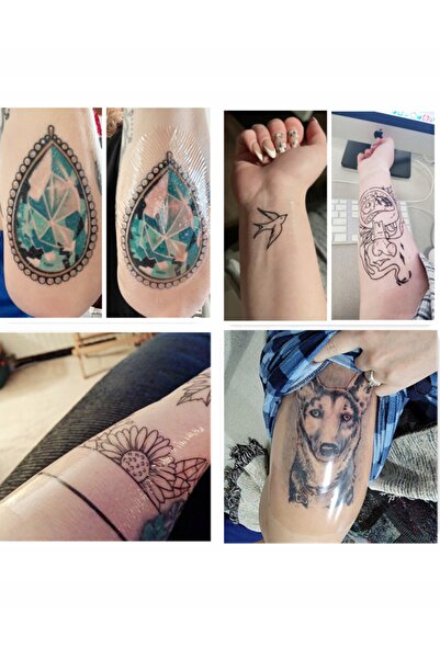 NO BRAND FOLIE PENTRU TATUAJ 20 cm x 10 m SECOND SKIN AUTOADEZIVĂ, IMPERMEABI...