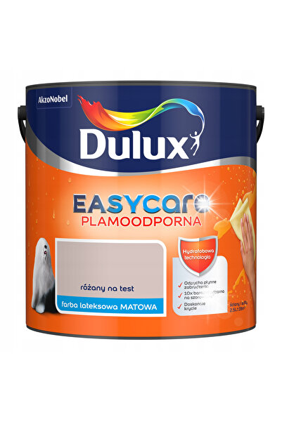 DULUX Vopsea latex pentru pereți EasyCare Rosean Na Test mat 2,5L