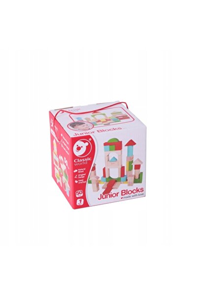Classic World Puzzle cu blocuri de lemn, 50 de piese, jucărie educativă.