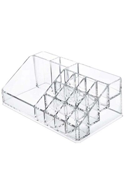 Generic Makeup Organizer, Acrylic Lipstick Rack with 16 Sections for Lipstick...