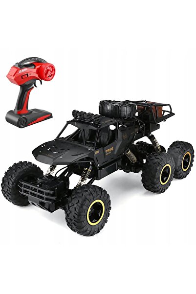 Acr MAȘINĂ MARE TELEGHIDATĂ DE TEREN, TRACȚIUNE 4x4, DIN METAL, CU LED-URI, 4...