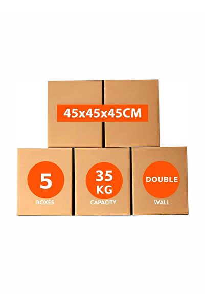 Generic 5 Pieces of Heavy Duty 5-Ply Corrugated Cardboard Shipping Boxes Doub...